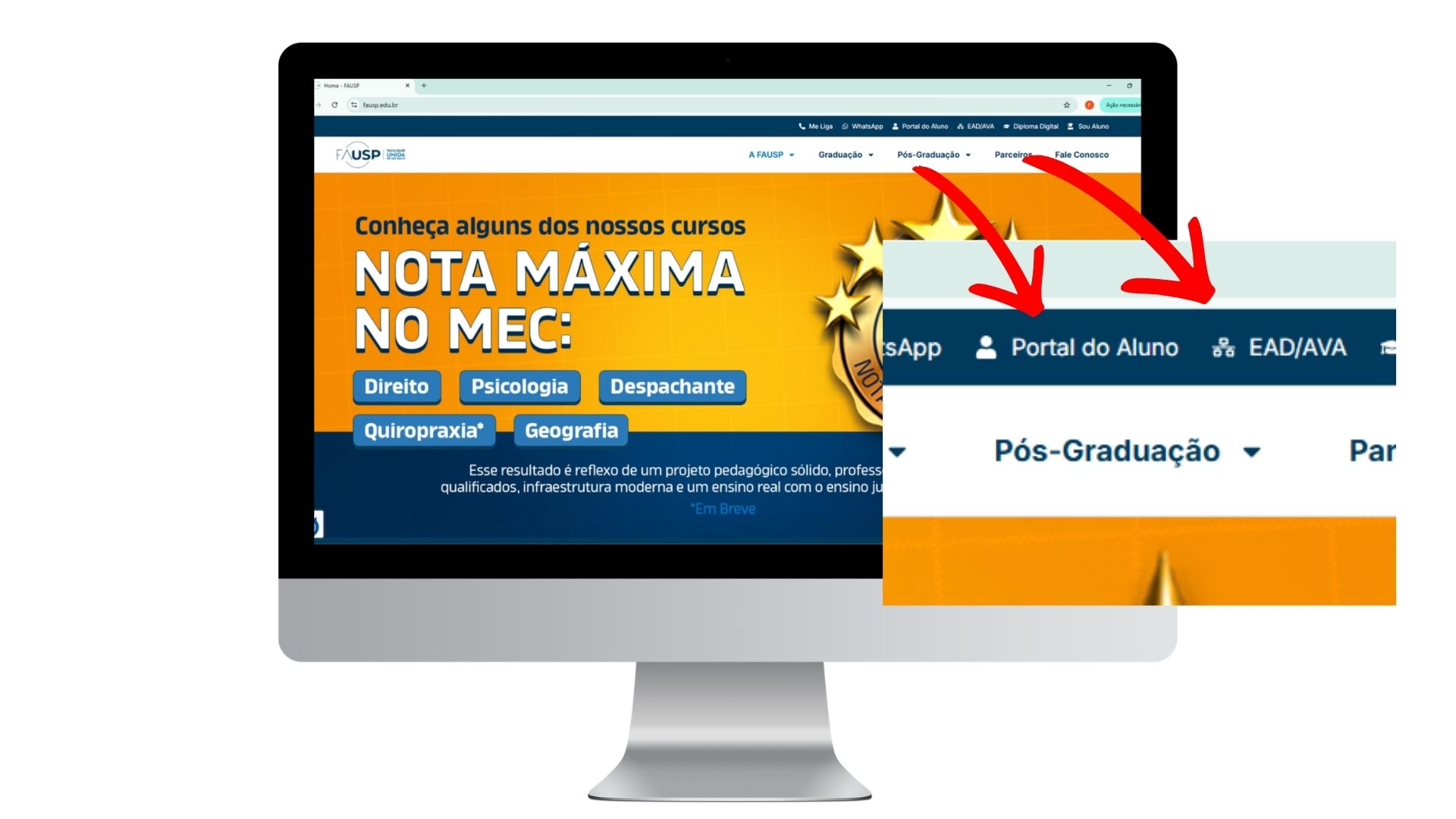Site FAUSP — www.fausp.edu.br